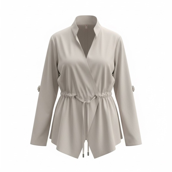 Philosophy Jackets & Blazers - Philosophy Cream Textured Jacket